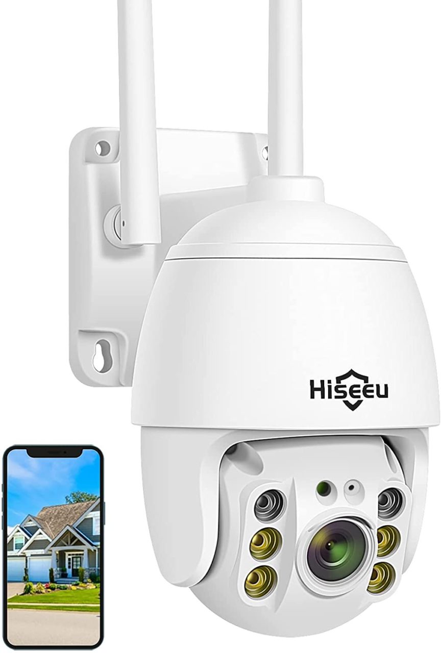 Hiseeu 3MP HD Wireless Security Camera Outdoor