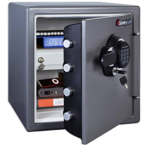 SentrySafe Fireproof and Waterproof Steel Home Safe with Digital Keypad Lock