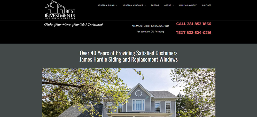 Best Investments Siding and Windows