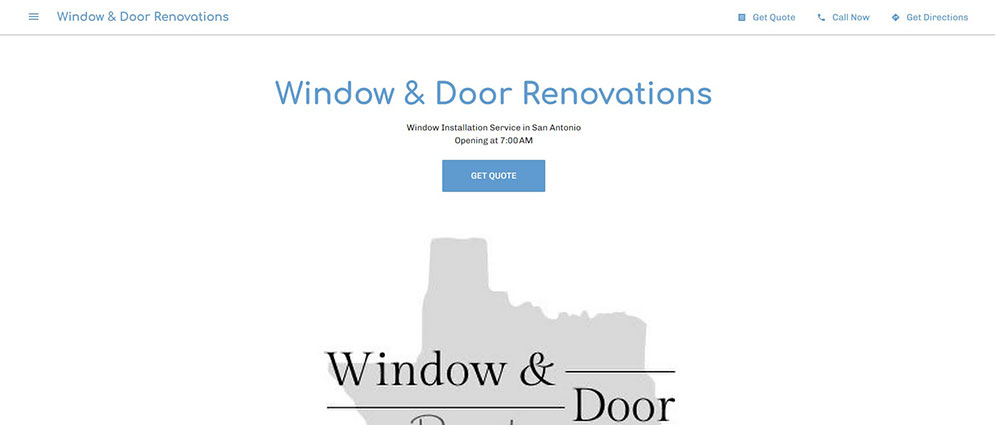 Window and Door Renovations