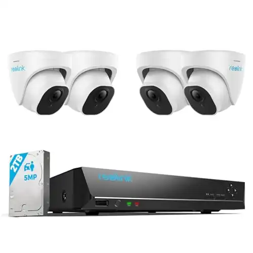 REOLINK Smart 5MP 8CH Home Security Camera System